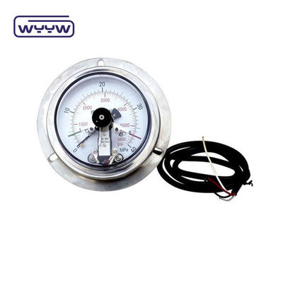 2.5% Precision Electric Contact Pressure Gauge With Measurement Range As Demands And Bottom Or Back Connection