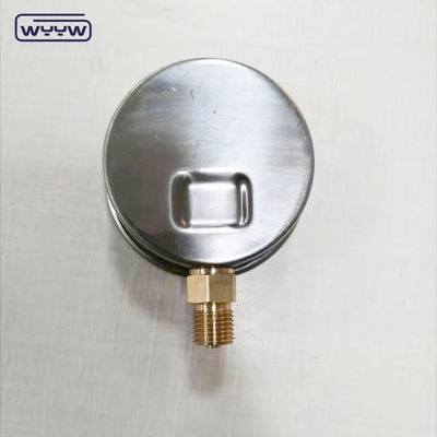 0-10 Bar Range Pressure Gauge Manometer With Oil Type Availble To Fill Oil And Bottom Back Mount