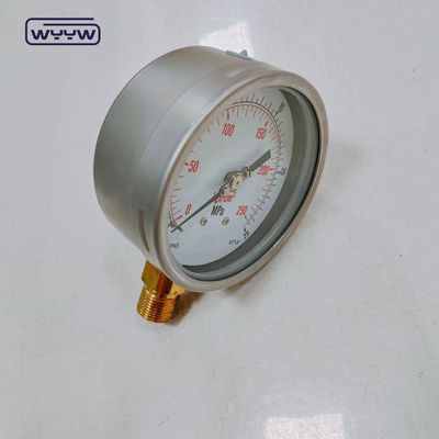 Availble Oil Filling Phosphor Bronze Bourdon Tube Material Pressure Gauge Manometer For High Precision Measurements