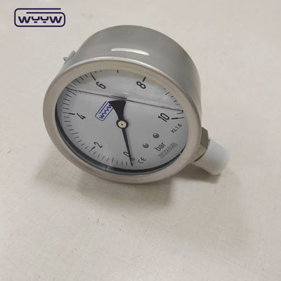 Heavy Duty Industrial Liquid Filled Pressure Gauge Accuracy ±1.6% Of Full Scale