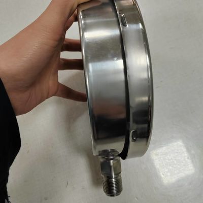 1 Year ±1.6% Of Full Scale Accuracy Liquid Filled Vacuum Gauge 1/4&quot; 1/2''BSP/PT/NPT/G/M Thread