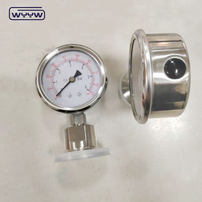 Direct Bottom Or Back Mounting Type Diaphragm Pressure Gauge With Bottom Connection