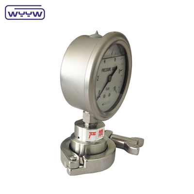 60mm 100mm Thread Standard PT Diaphragm Vacuum Gauge