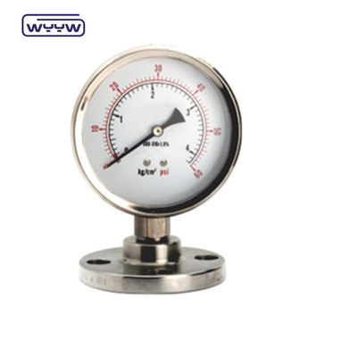 Bottom Connection NPT Thread Standard Diaphragm Type Pressure Gauge For Precise Pressure Control And Monitoring
