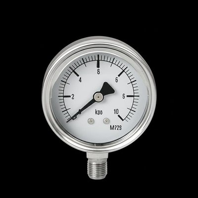 High Temperature Resistant Pressure Gauge with 0-250Mpa Range, 1.6% Accuracy, and 200-350°C Radiator Temperature Resist