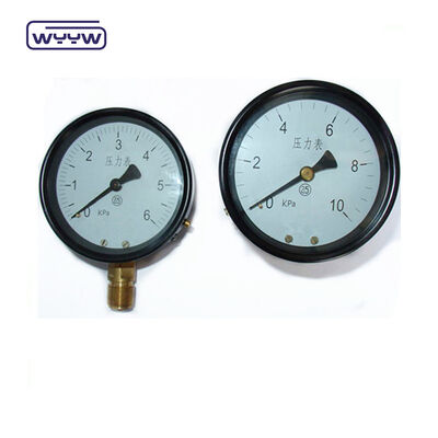 Liquid-Filled Stainless Steel Pressure Gauge and Manometer for 0-100 PSI Industrial Applications