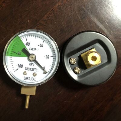 Industrial Gas Pressure Gauge & Meter with Gas-Specific Calibration for Critical Safety and Leak-Resistant Performance