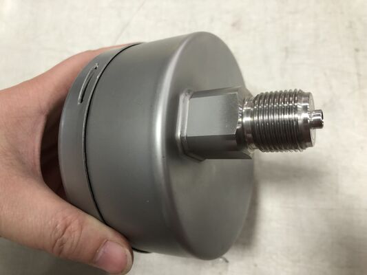 4 Inch 100mm Stainless Steel Pressure Gauge Vibration Resistant Corrosion Resistant No Oil Fill Manometer