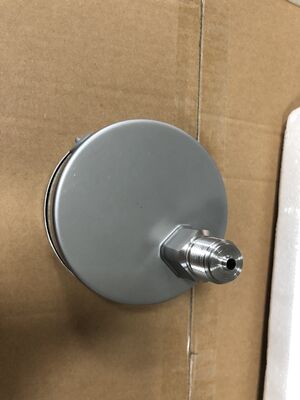 4 Inch 100mm Stainless Steel Pressure Gauge Vibration Resistant Corrosion Resistant No Oil Fill Manometer