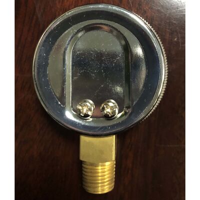 2-inch Oxygen Pressure Gauge with 0-4000 PSI Range Oxygen-Safe Certified for Natural and LPG Gas Applications