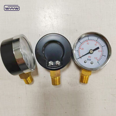 50mm Chromed Ring Economy Pressure Gauge with 1/4"NPT Connection for Air and Hydraulic Systems