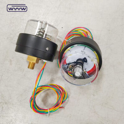 63mm Electric Contact Pressure Gauge with Back Connection and 4MPa Range for Industrial Applications
