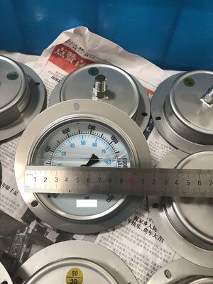 High‑Quality Liquid Filled Shock‑Resistant Pressure Gauge | Clear Oil No‑Bubble Design
