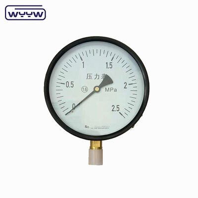 100mm Black Iron Case Industrial Pressure Gauge | Bulk Factory Production